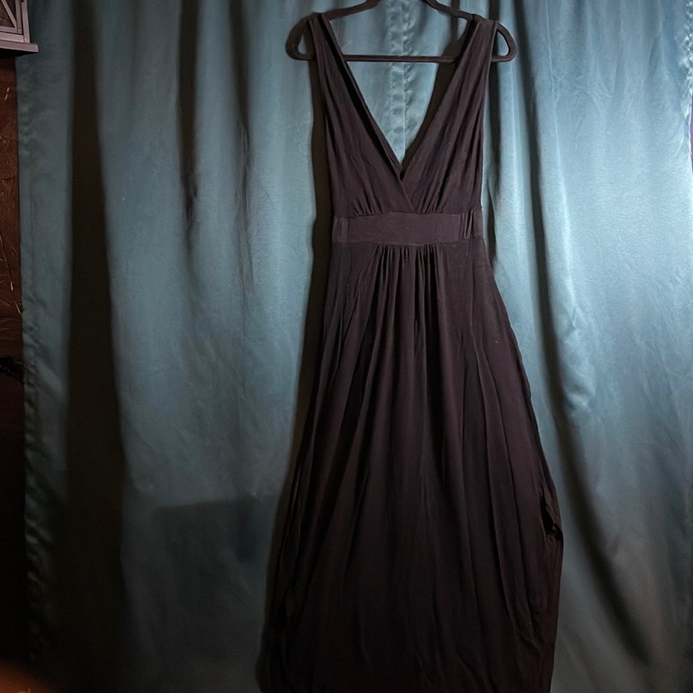Black tank style dress